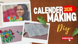 Handmade Calender making step by step // Diy // #2026 @TheKavyasdiary 