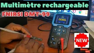 Découvrez le Multimètre Rechargeable FNIRSI DMT-99 !