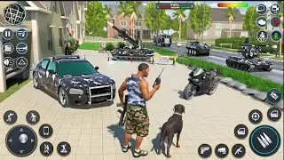 Drive army truck gangster crime city car - android game 2025 play..