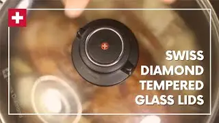 Swiss Diamond Tempered Glass Lids - The last Cookware Covers you'll need.  Heat safe to 500F (260C)