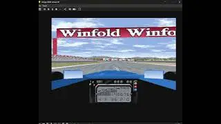 Virtual Grand Prix in emulated Amiga40000 - testing inputs