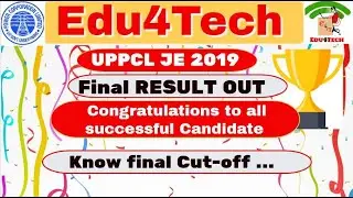 UPPCL JE 2019 II  Final Result Out ll Cut off