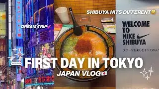 TOKYO DAY 1 🇯🇵 | SHIBUYA STREETS, Ichiran Ramen, NIKE & Hotel Tour!🤩