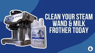 This Milk Frother Cleaner works on any coffee machine milk circuit and steam wand