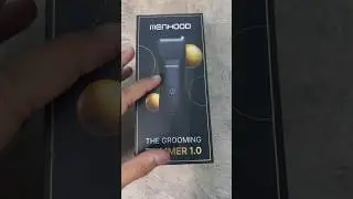 Menhood! Grooming Trimmer 1.0 💯    #review #grooming #youtubeshorts #shorts #unboxing