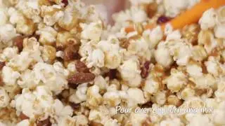 How to Make: Cranberry Caramel Orange Popcorn