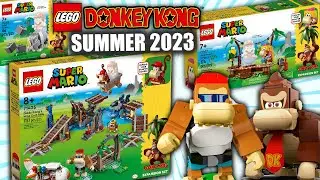 LEGO Donkey Kong Summer 2023 Sets REVEALED!