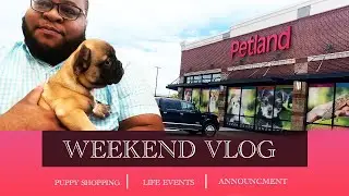 VLOG | WE WENT SHOPPING FOR A PUPPY | MIDLIFE CRISIS? | WE HAVE AN ANNOUNCEMENT!