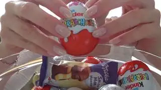 ASMR Candy Eating + Trigger to relax / АСМР Ем сладости и расслабляющие триггеры