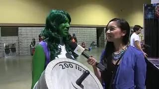 Having fun at Long Beach Comic Con 2017