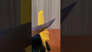 Hot knife cutting yellow comb #satisfying #shorts #viralvideo