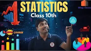 📌 Class 10 | Statistics | Full Chapter Live Class | CBSE Board Exam 2026 | Wings Classes