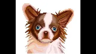 Pixel Art Daily Painting i colored Dog 🐕 # 580