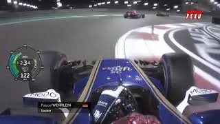 F1 2017 Abu Dhabi | Pascal Wehrlein Vs Romain Grosjean | Onboard Battle