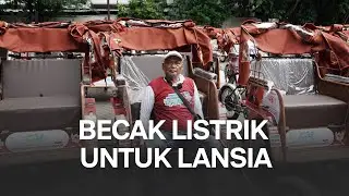 Presiden Prabowo Kembali Bagi-Bagi Becak Listrik kepada Penarik Becak Lansia