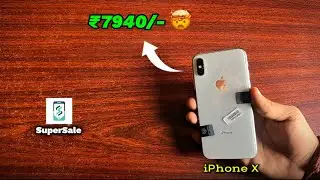 iPhone X 🔥 just ₹7940/- From @ Cashify super sale 