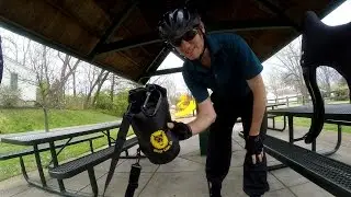 Дождь? Сухая сумка поможет вам! Велосипед на работу и работу BikeBlogger