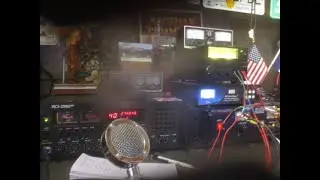 CB radio AM skip Motorcycle Man in Little Rock, Arkansas is Blowing smoke
