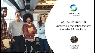 Live Demo of SYSTRAN Translate PRO
