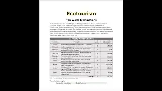 Exp22_Word_Ch03_Cumulative - Tourism | Exp22_Word_Ch03_Cumulative - Tourism