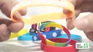 personalized custom silicone rubber wristband bracelet
