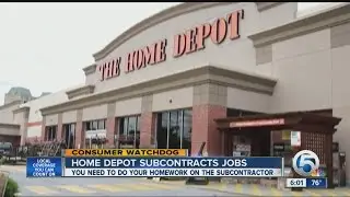 Home Depot subcontractor needs 4 tries to fix job