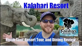 Sandusky Kalahari Resort - Room Tour, Resort Tour, and B-LUX Dining Review!