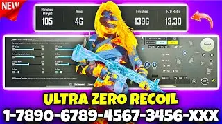 🔥Bgmi sensitivity settings 2026 🥵 | Bgmi best sensitivity settings 😱| Zero recoil sensitivity bgmi.