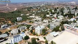 Budrus village – aerial view قرية بدرس –تصوير جوي