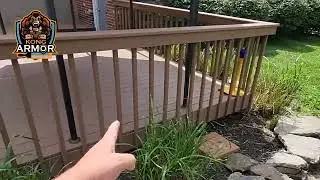 Milford Ohio Peeling Deck Paint Lockdown Encapsulation. We saved them from Deck Replacement!