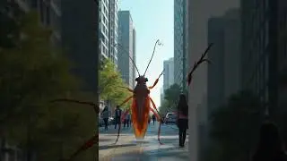 OLHA A BARATA GIGANTE 😱(LOOK AT THE GIANT COCKROACH)