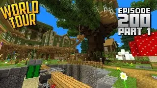 Let's Play Minecraft PE - Ep.200 : World Tour + Download (Part 1)