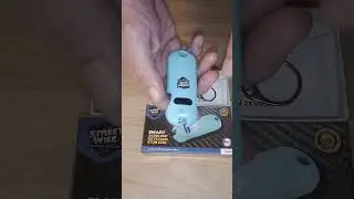 Unboxing SMART 24 Million Volts Keychain Teal Stun Gun with LED Light