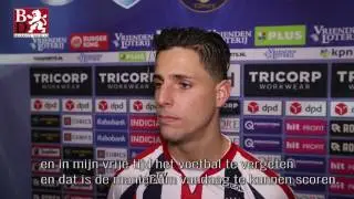Spits Willem II, Fran Sol, na overwinning sc Heerenveen