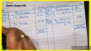 DEATH OF PARTNER  ||EXECUTOR'S ACCOUNT  ||            XII CLASS ACCOUNTANCY || IMPORTANT TOPICS ||