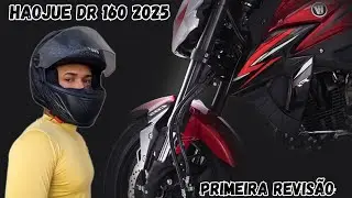 1.° revisão na DR 160! 1 mil km.