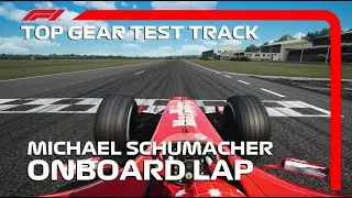 F1 2004 V10 Onboard: Top Gear Test Track | Michael Schumacher F2004 | Assetto Corsa F1 Mod