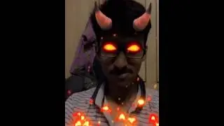 Angel & Devil filter snapchat