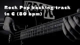 Rock Pop backing track in Do Maggiore (80 bpm)