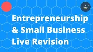 Entrepreneurship & Small Business | BBA 5th Semester | Live Revision | Study at Home with me