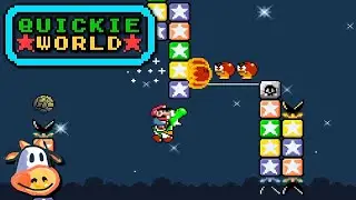 Quickie World - 100% All Exits | Super Mario World Kaizo