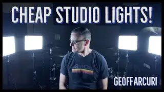 Check Out My $50 Studio Lights! (Rebuilding - Episode 3)