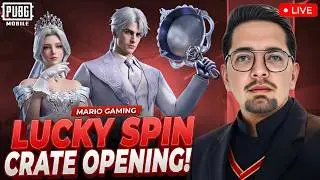 NEW PDP Lucky Spin Opening😱 Crazy Rewards & Mythic Skins |🔥 PUBG MOBILE LIVE 🔥‪@MarioGamingYTLIVE‬