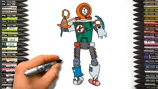 How to Draw Kenny McCormick x Fortnite Skin | Art Tutorial (Step by Step)