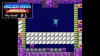 ロックマンメーカー自作ステージ【Megaman maker my level】1