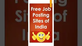 Free Job Posting Sites of India | Job Posting Sites | Free Job Posting Sites for Employer #shorts