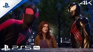 Spider-Man, Miles & MJ Plan to Stop Venom | Spider-Man 2 PS5 Pro 4K