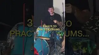 3 ways to practice drums&hellip; #drums #drummer #drumpractice #beginnerdrummer #musician #drumtips