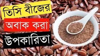 তিসির উপকারিতা | তিসি খাওয়ার নিয়ম | Flax Seeds Benefits in Bengali