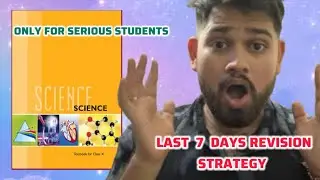REVISE CLASS 10 syllabus in 7 days 🔥 all subjects | only for serious students | Nishant NOEE Sharma